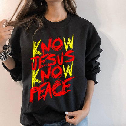 No Jesus No Peace Christian Sweatshirt