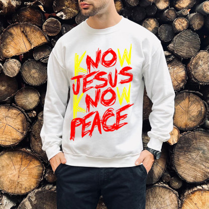 No Jesus No Peace Christian Sweatshirt