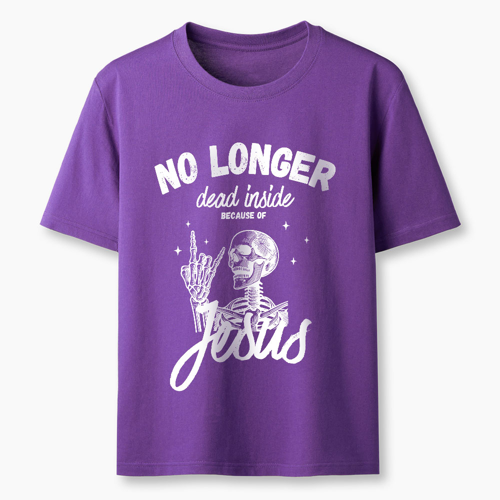 No Longer Dead Inside Because Of Jesus Christian Washed T-Shirt