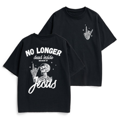 No Longer Dead Inside Christian Heavy Cotton T-Shirt