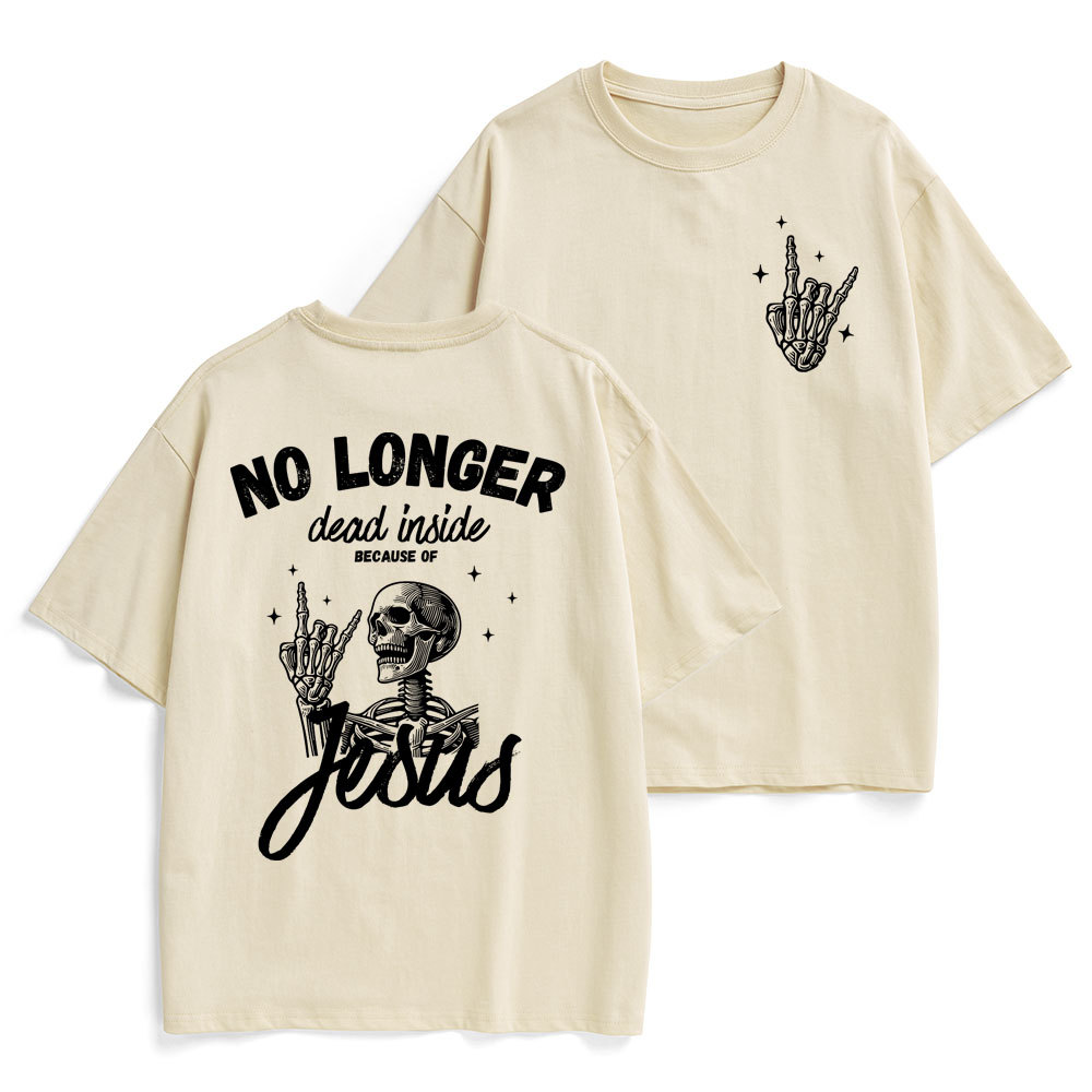 No Longer Dead Inside Christian Heavy Cotton T-Shirt