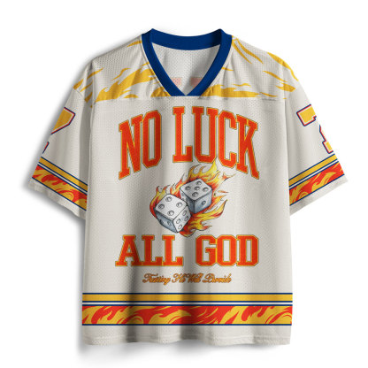 No Luck All God Christian Mesh Jersey