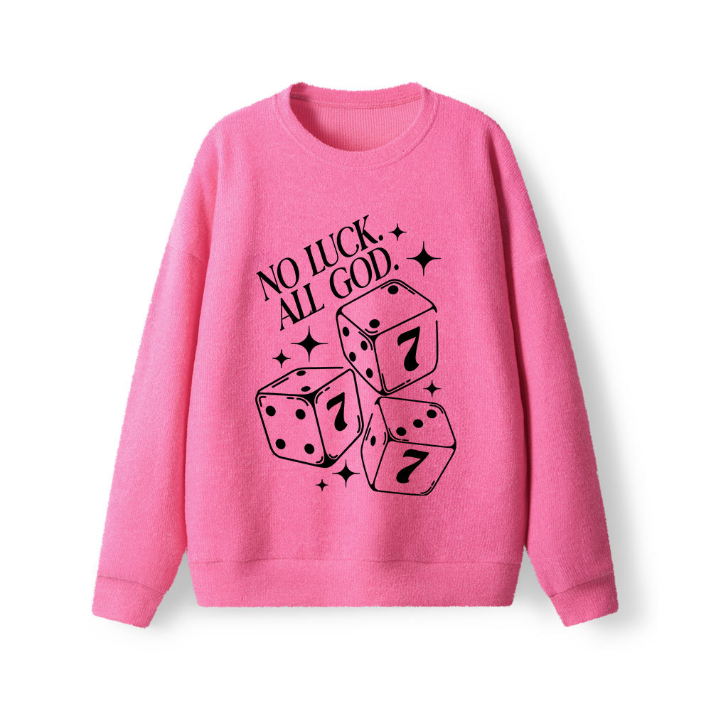 No Luck All God Lightweight Sweater