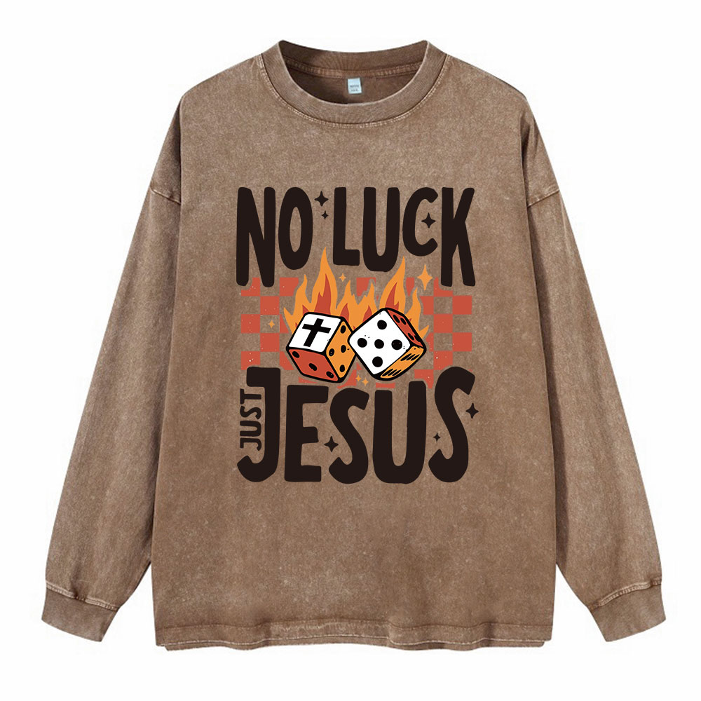 Sample Washed Long Sleeve T-Shirt Sale - GuidingCross