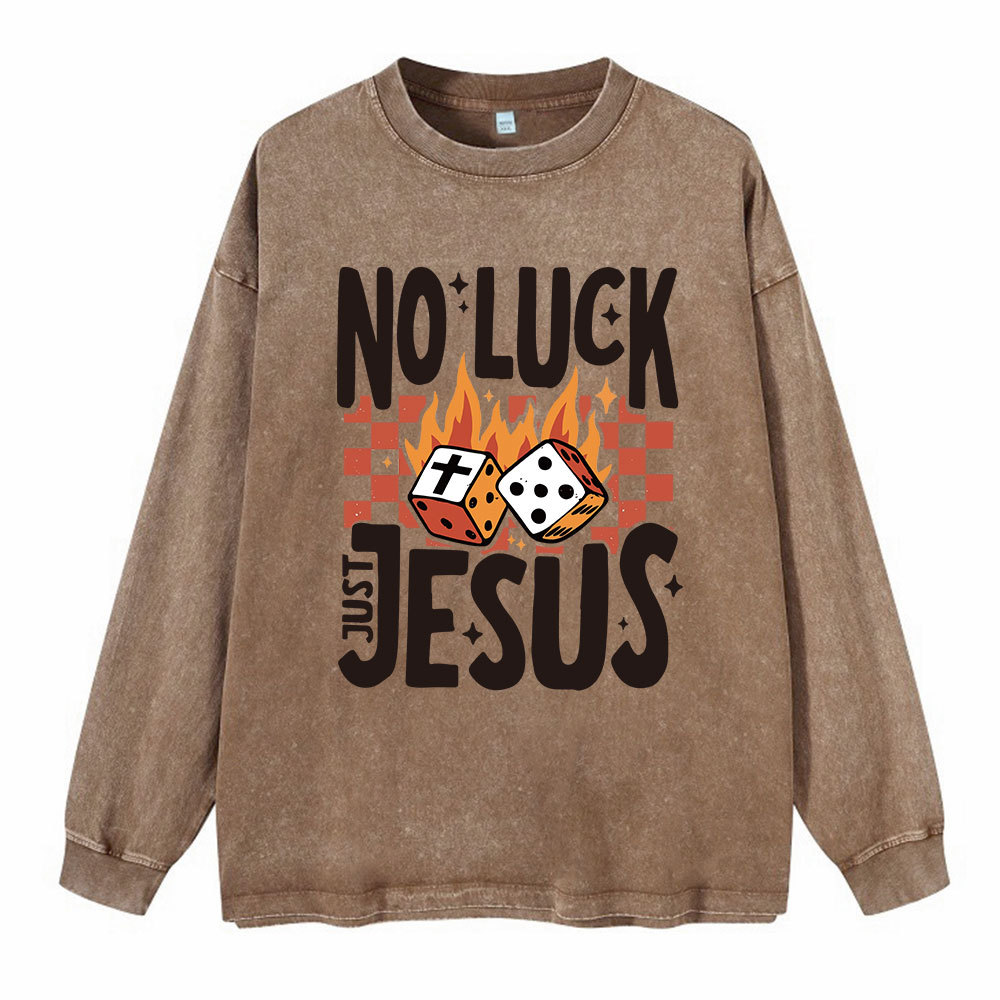 Sample Washed Long Sleeve T-Shirt Sale - GuidingCross