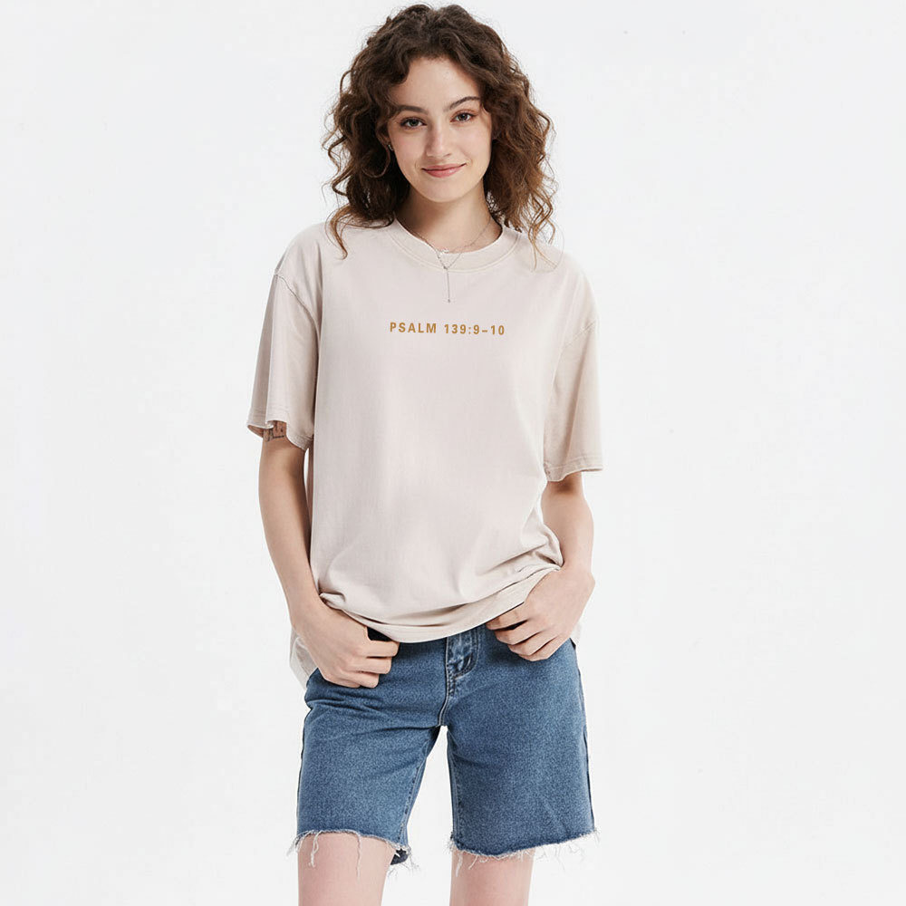 No Matther How Deep God Is There Christian Washed T-Shirt