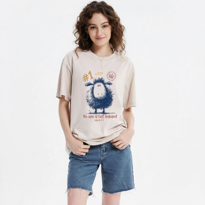 No One Is Left Behind Christian Washed T-Shirt