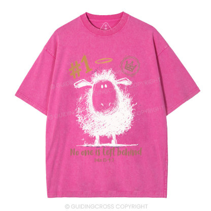 No One Is Left Behind Christian Washed T-Shirt