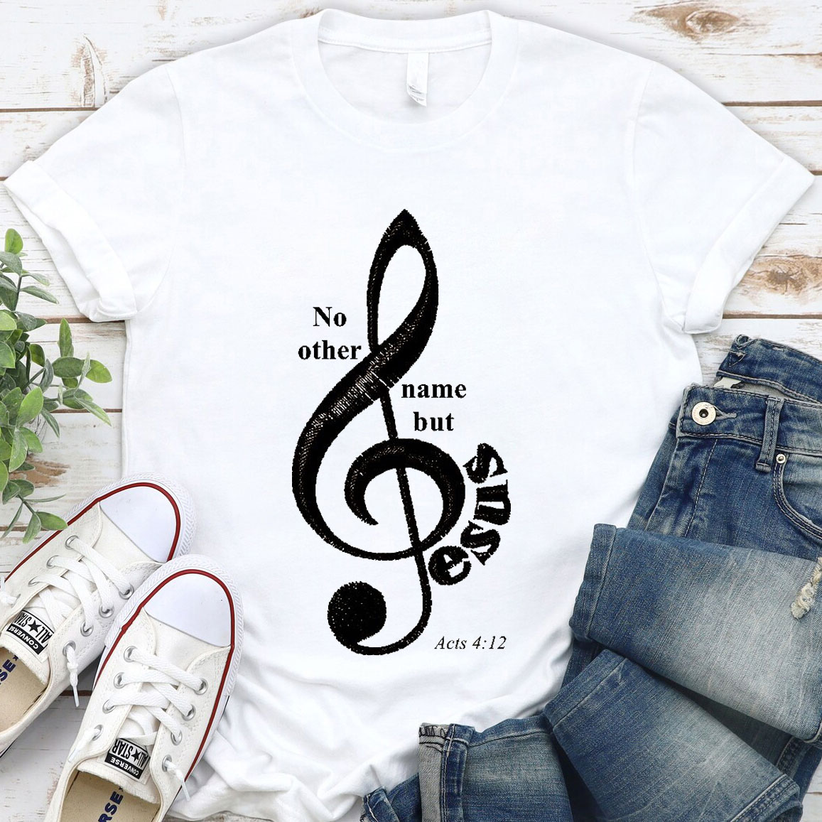 No Other Name But Jesus Christian T-Shirt