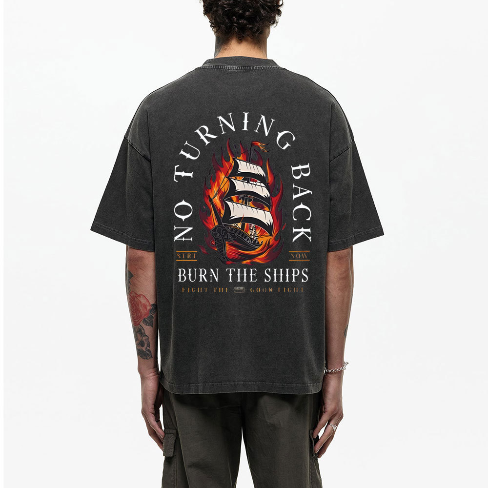 No Turning Back Chirstian Washed T-Shirt