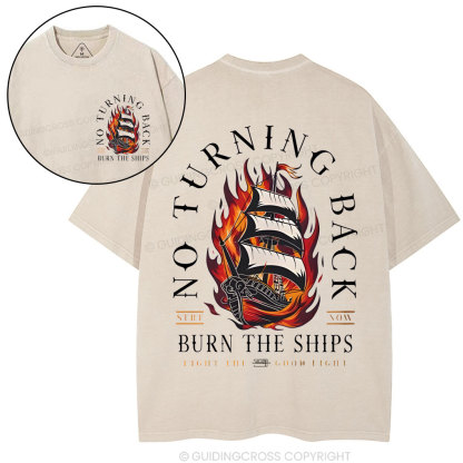 No Turning Back Chirstian Washed T-Shirt