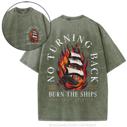 No Turning Back Chirstian Washed T-Shirt