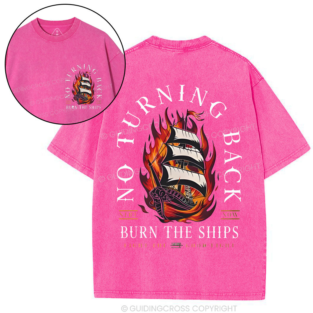 No Turning Back Chirstian Washed T-Shirt