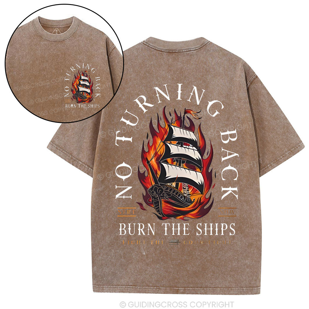 No Turning Back Chirstian Washed T-Shirt
