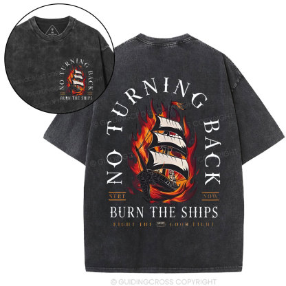 No Turning Back Chirstian Washed T-Shirt