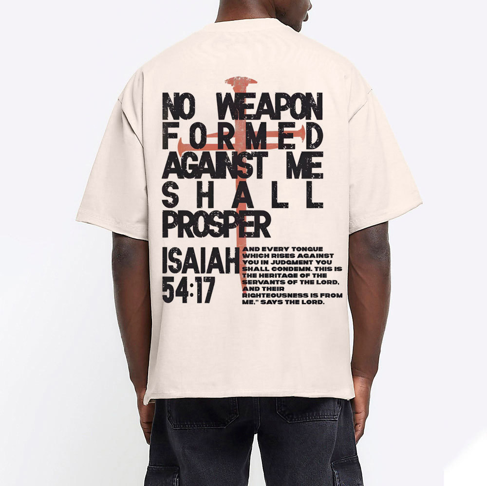 No Weapen Christian Washed T-Shirt