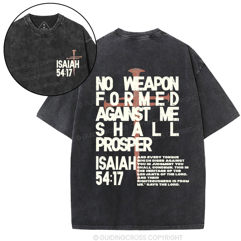 Double-sided sample washed T-Shirt Sale - GuidingCross