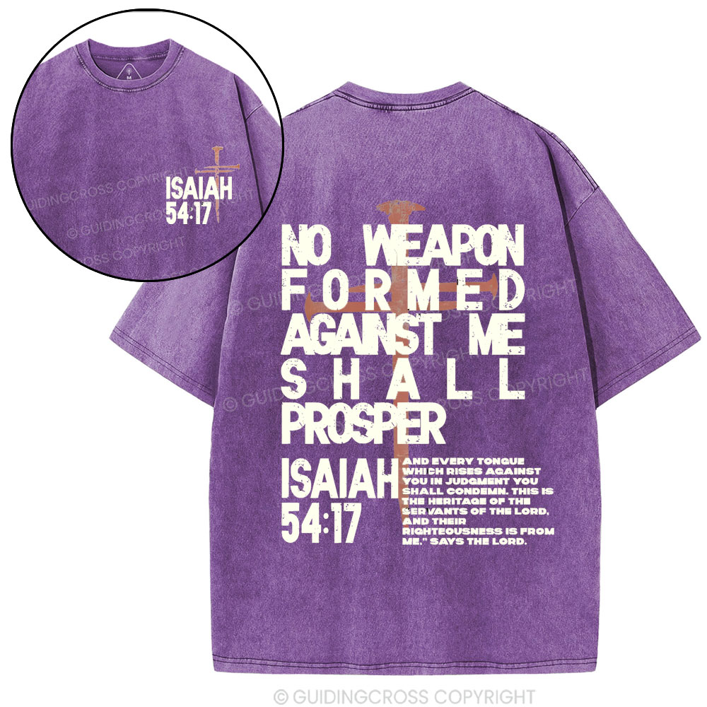 No Weapen Christian Washed T-Shirt