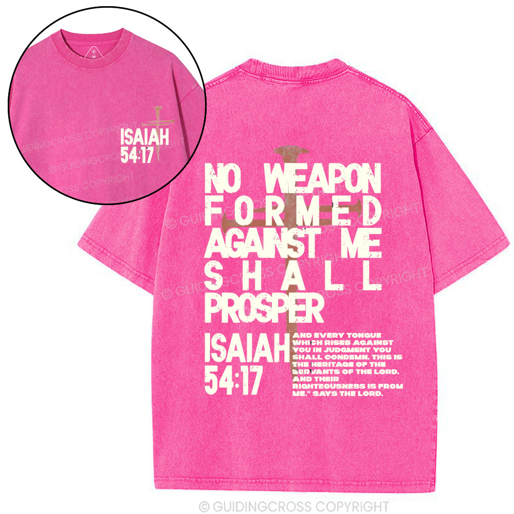 No Weapen Christian Washed T-Shirt