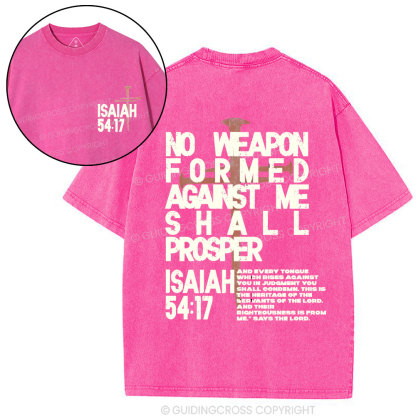 No Weapen Christian Washed T-Shirt