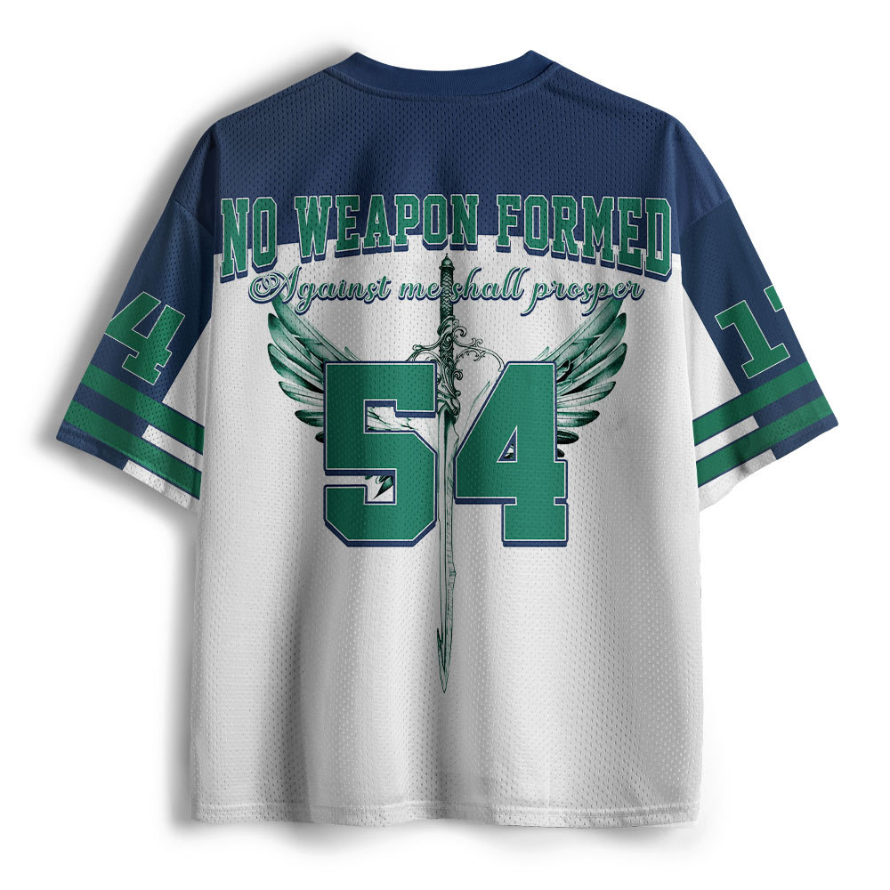 No Weapen Formed Against Christian Mesh Jersey