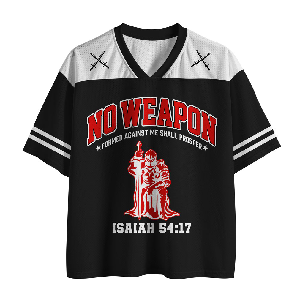 No Weapen Formed Against Christian Mesh Jersey