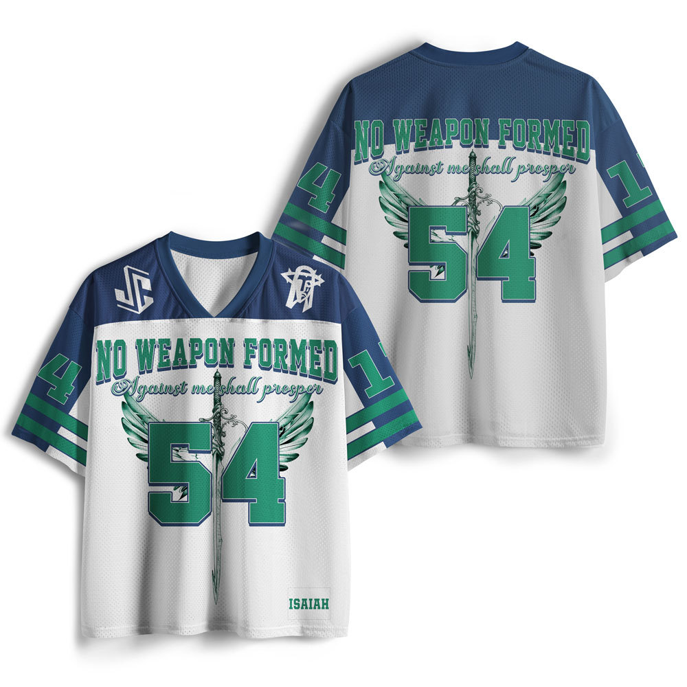 No Weapen Formed Against Christian Mesh Jersey