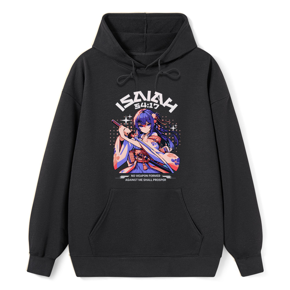 No Weapen Formed Against Me Shall Prosper Classic Christian Hoodie