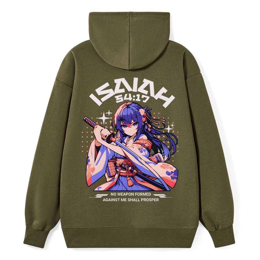 No Weapen Formed Against Me Shall Prosper Classic Christian Hoodie