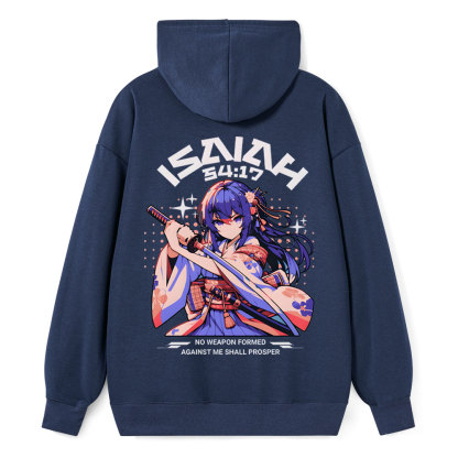 No Weapen Formed Against Me Shall Prosper Classic Christian Hoodie