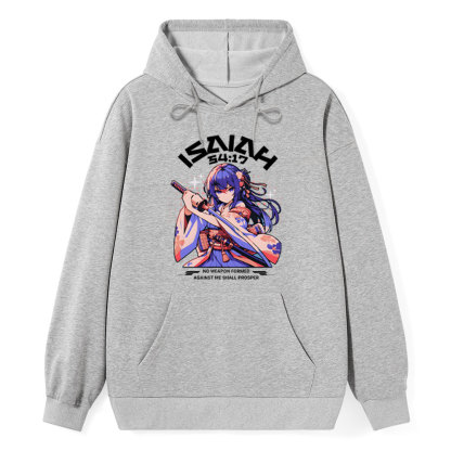 No Weapen Formed Against Me Shall Prosper Classic Christian Hoodie