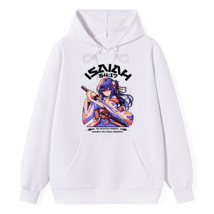 No Weapen Formed Against Me Shall Prosper Classic Christian Hoodie