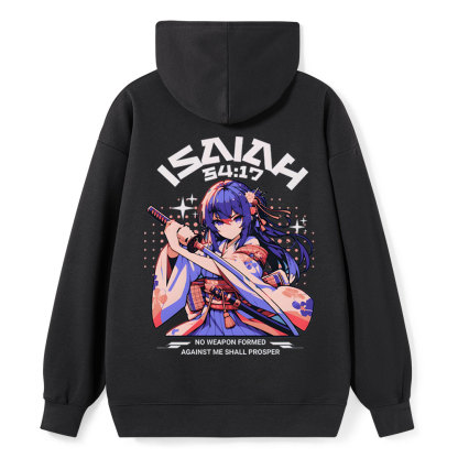 No Weapen Formed Against Me Shall Prosper Classic Christian Hoodie