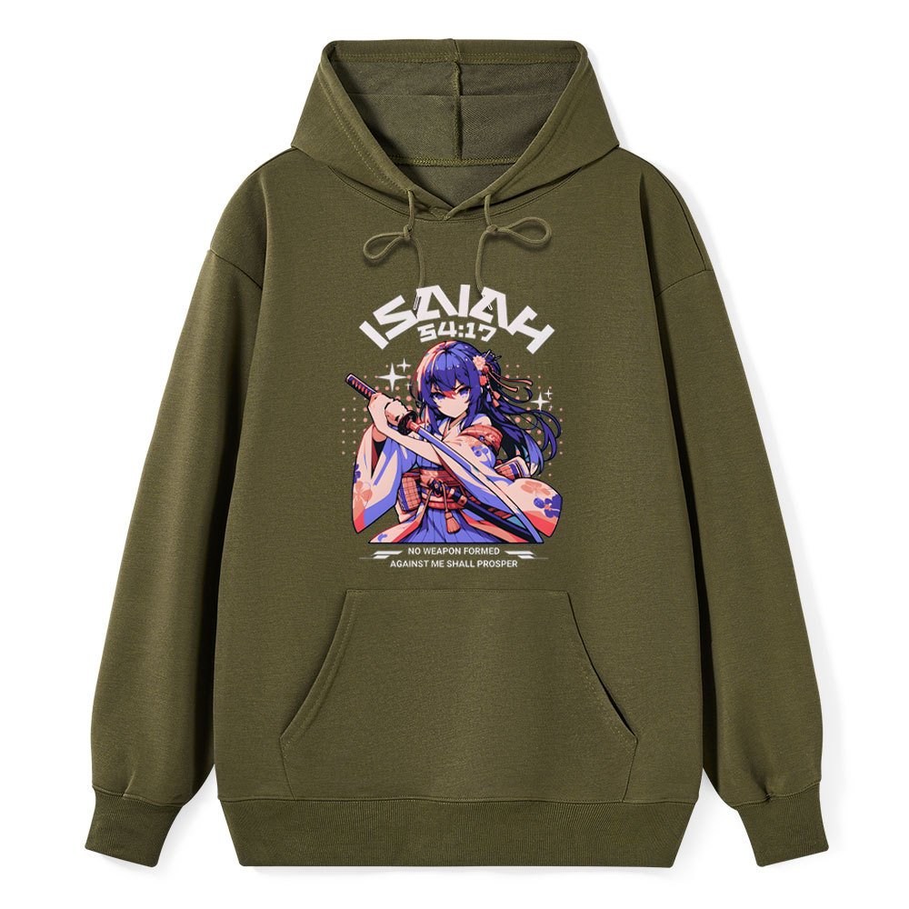 No Weapen Formed Against Me Shall Prosper Classic Christian Hoodie