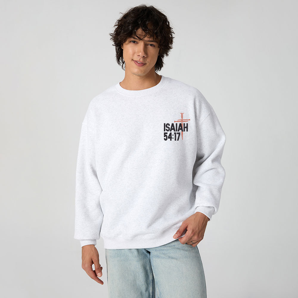 No Weapen Formed Christian Fleece Sweatshirt 