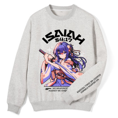 No Weapen Formed Christian Fleece Sweatshirt