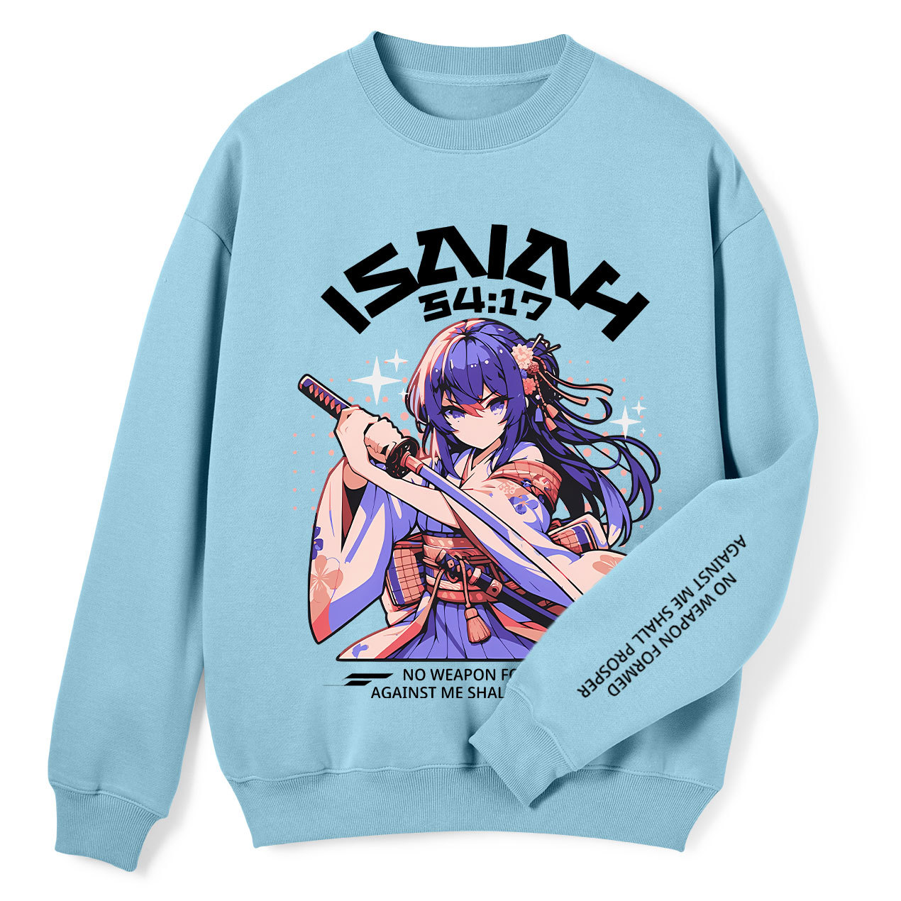 No Weapen Formed Christian Fleece Sweatshirt