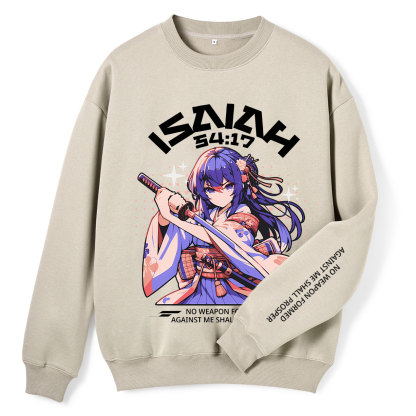 No Weapen Formed Christian Fleece Sweatshirt