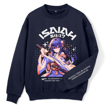 No Weapen Formed Christian Fleece Sweatshirt