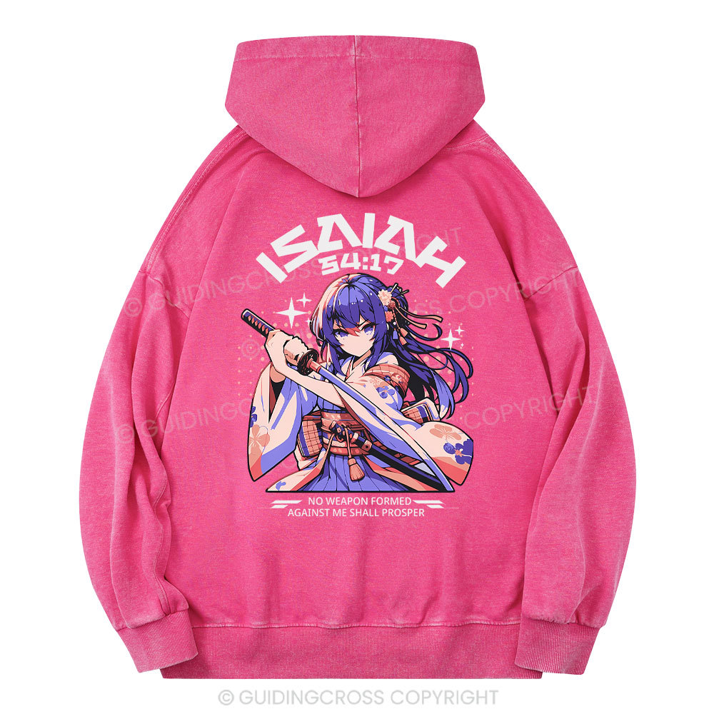 No Weapon Christian Washed Hoodie