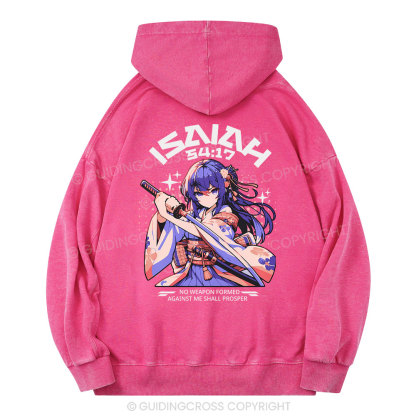 No Weapon Christian Washed Hoodie