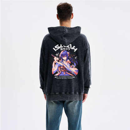 No Weapon Christian Washed Hoodie