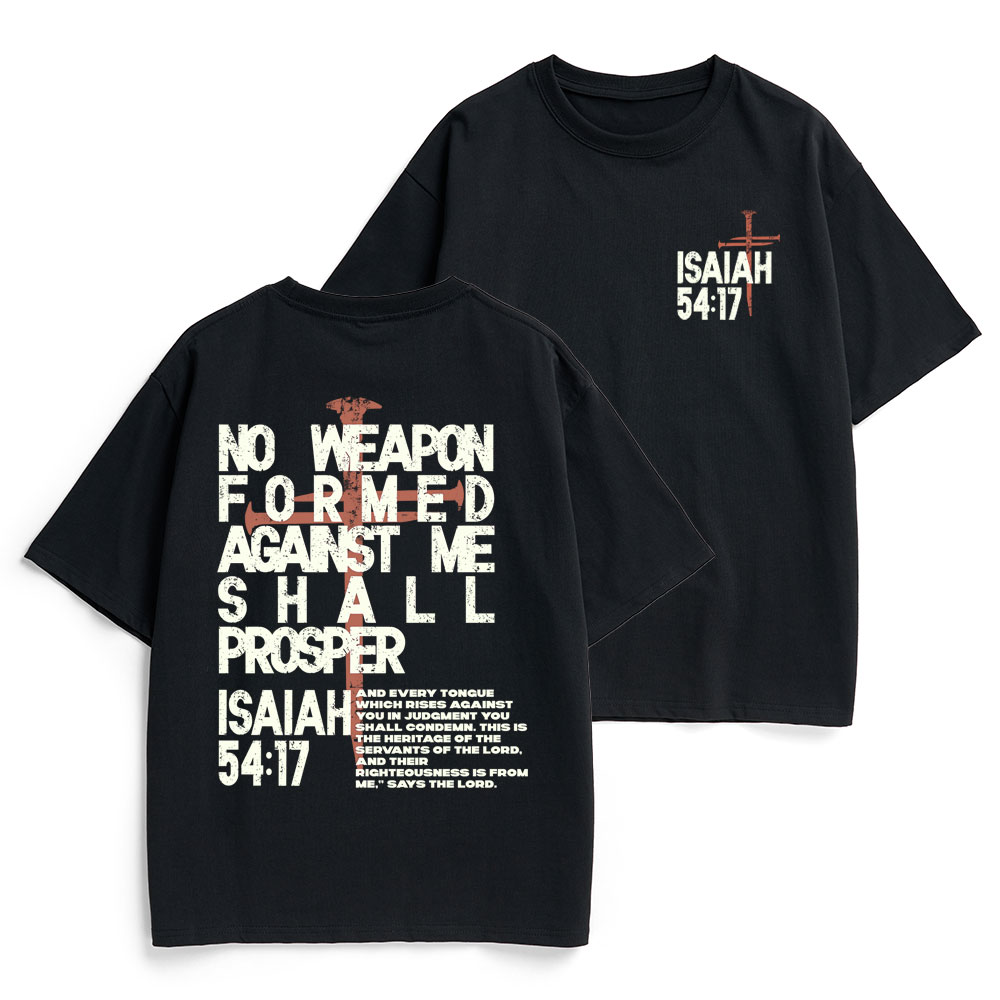No Weapon Christian Heavy Cotton T-Shirt