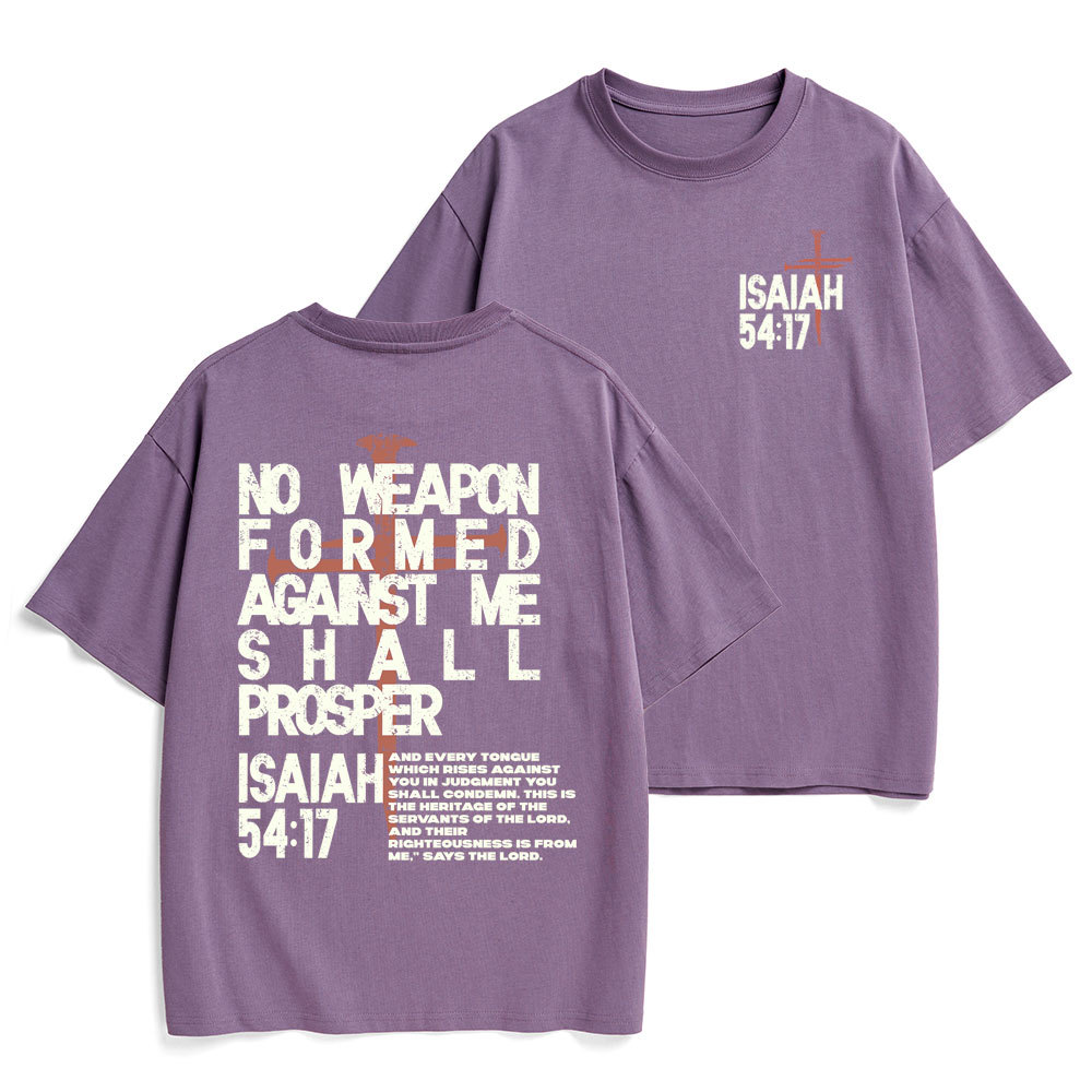 No Weapon Christian Heavy Cotton T-Shirt