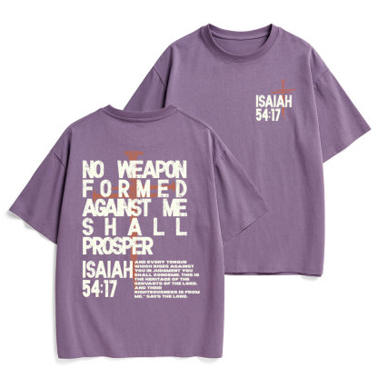 No Weapon Christian Heavy Cotton T-Shirt