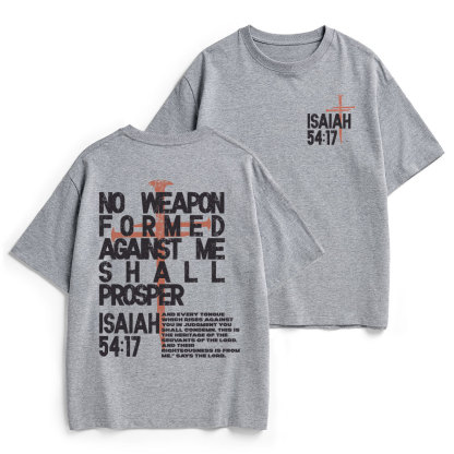 No Weapon Christian Heavy Cotton T-Shirt