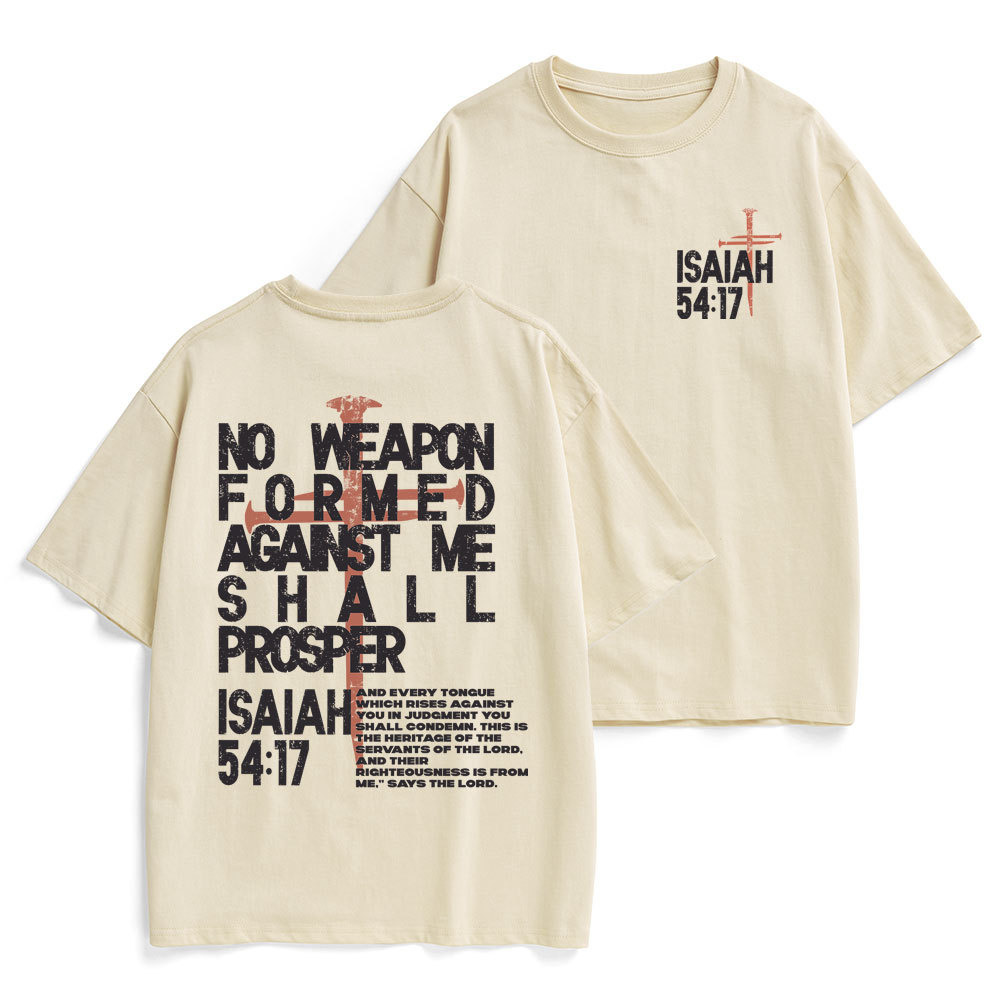 No Weapon Christian Heavy Cotton T-Shirt