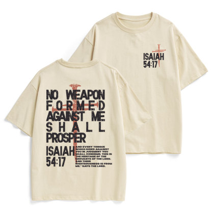 No Weapon Christian Heavy Cotton T-Shirt