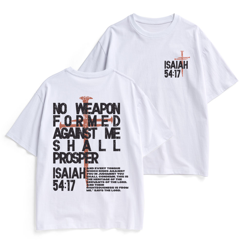 No Weapon Christian Heavy Cotton T-Shirt