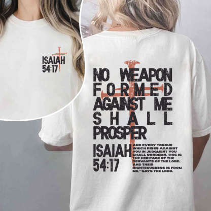 No Weapon Christian T-Shirt